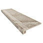 Комплект Ступень KA02 Kailas 33x120 неполированная с бортиком+Подступенок 14.5x120 Ametis by Estima фото в миниатюре