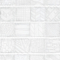 Alchimia Decor White 7,5x30 Cifre