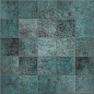 188827 Tahiti Turquoise Glossy 14,7x14,7 Dune