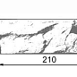 Неаполь 389 Плоскость 210х70х20 Камелот