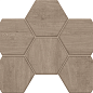 Мозаика CW02 Classic Wood Hexagon неполированная 25x28.5 Estima