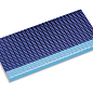 21277 Petit Carre Противоскользящая плитка с буртиком с сетчатой поверхностью Light Blue-Cobalt 12x24,5 Serapool фото в миниатюре