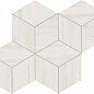 AS2G Marvel Bianco Dolomite Mosaico Esagono Lapp 30x35 Atlas Concorde