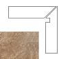 240627 MARBLE BATTISCALA MARRONE SX LAP 8x117,2 Versace (Gardenia Orchidea)