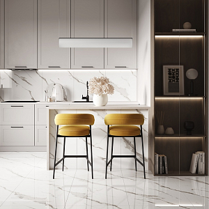 Calacatta Sharp Silver Ceradim
