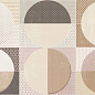 Cromatica Decor Circles Warm Brillo 25x75 Cifre