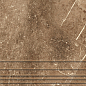 GNR12030421-G Ступень Магма Коричневый темный граниль 1200x300x9.5 ProGRES Ceramica фото в миниатюре 2