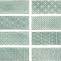Decor Opal Turquoise 7.5x30 Cifre