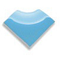 60221 Внешний торцевой угол Light Blue 4x4 Serapool фото в миниатюре
