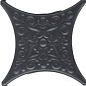 Estrella Set Core Negro 6.7x6.7 микс Absolut Keramika
