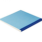 217-2027 Противоскользящая ступень-L с сетчатой поверхностью Cobalt-Light Blue 30х30 Serapool