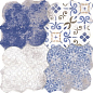Riga patchwork 45x45 Realonda