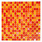 СС 167-1 Мозаика из стекла 30x30 (чип 2.3x2.3) TonoMosaic