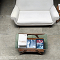 760908 Artifact Aged_White Mosaico 3x3 30x30 Cerim