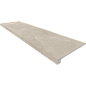 Комплект MM00 Magmas Слоновая кость (Ступень 33x120x9 неполированный прямоугольный бортик без насечек + Подступенок 14,5x120x9) Ametis by Estima фото в миниатюре