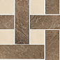 240452 MARBLE MOSAICS CHESTERFIELD MARRONE/BEIGE 29,1x29,1 Versace (Gardenia Orchidea)
