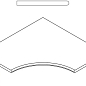 620090000395 Magnesio Bordo Angolare Round 30 60x60 Italon