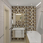 34008 Village голубой микс 25х50 Laparet