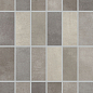 Fiori Grigio мозаика темно-серая 1064-0103(1064-0048) 20х60 Lasselsberger