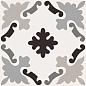 Patchwork black&white Mix 20x20 Sant Agostino