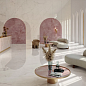 620110000162 Symphonyx Crystal Mosaic Ellipse Lap 56x23,5 Atlas Concorde Russia