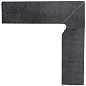 Bazalto Grafit Cokol 2 El. Prawy 30x8,1 Paradyz