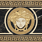 240433 MARBLE ROSONE NERO S.LAUREN 58,5x117,2 Versace (Gardenia Orchidea)