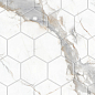 Sandra White Mat Hex 30x60 Eurotile Ceramica фото в миниатюре 2