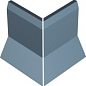 100TE0BEU Angle EXT PAR BLUE BEU 10x10 Winckelmans