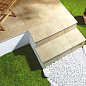 Плинтус ступени 058 Anthrazit правый 31x7.3 Interbau