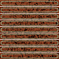 KMD2SOB007BN Декор чипсет Далия оранжевый глянцевый 20x20x0,95 Kerama Marazzi