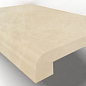 MB006-IV Ivory Beige Solid Mb006 100x30 Marmocer