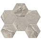 Мозаика KA02 Kailas Hexagon 25x28.5 Ametis by Estima фото в миниатюре