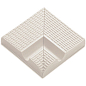 30200 Внутренний угол поручня с сетчатой поверхностью Unglazed 12x12 Serapool