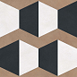PF60017140 14oraitaliana Hexagon Nat Rett 60x60 ABK