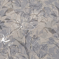17551 Floresta цветы синий ректификат 60x120 Meissen