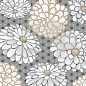 Flore Gris 20x20 (микс) VIVES