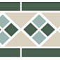 Border LISBON with 1 strip (Tr.16 Dots 13+18 Strips 18) 28х15 Top Cer