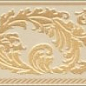 240884 Marble FASCIA 10 BAROCCHINA BEIGE 9,6x58,5 Versace (Gardenia Orchidea)