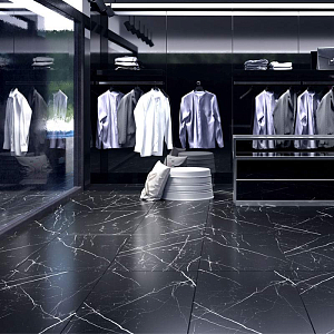 Black Burn Goldis Tile