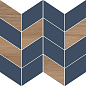 O-LYN-WIE031 Love You Navy мозаика B сатиновая синий 29x29 Meissen