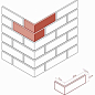 321-55 Кельн брик Design угол 9x20x6.5 White Hills