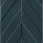 D734 4D Chevron Deep Blue Matt 40х80 Marca Corona