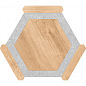 Oregon Haya Gris 22x25 Monopole Ceramica