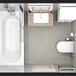 15147 Монсанту серый светлый глянцевый 15х40 Kerama Marazzi фото в миниатюре 8