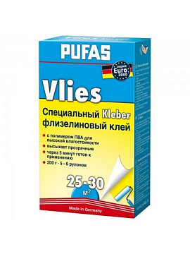 19010/200 Pufas Euro 3000 Специальный флизелиновый 200 г. Pufas