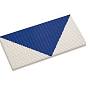 24200 Стрелка на плитке Antislip с сетчатой поверхностью Unglazed-Cobalt 12,5х25 Serapool