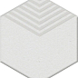 OS/A241/63000 Декор Агуста белый 6х5,2 Kerama Marazzi