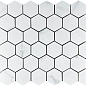 Mosaic Calacata Lite 48 Hexagone 30.9x32.2 Velsaa