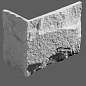Угловой элемент Турин 100 17,6/7,4(26/12,5)x14.5x3 Leonardo Stone